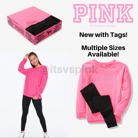 Vs Pink Legging Crew Gift 